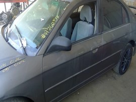 2005 HONDA CIVIC, GRAY, LX MODEL, 1.7L, AT.  A26257